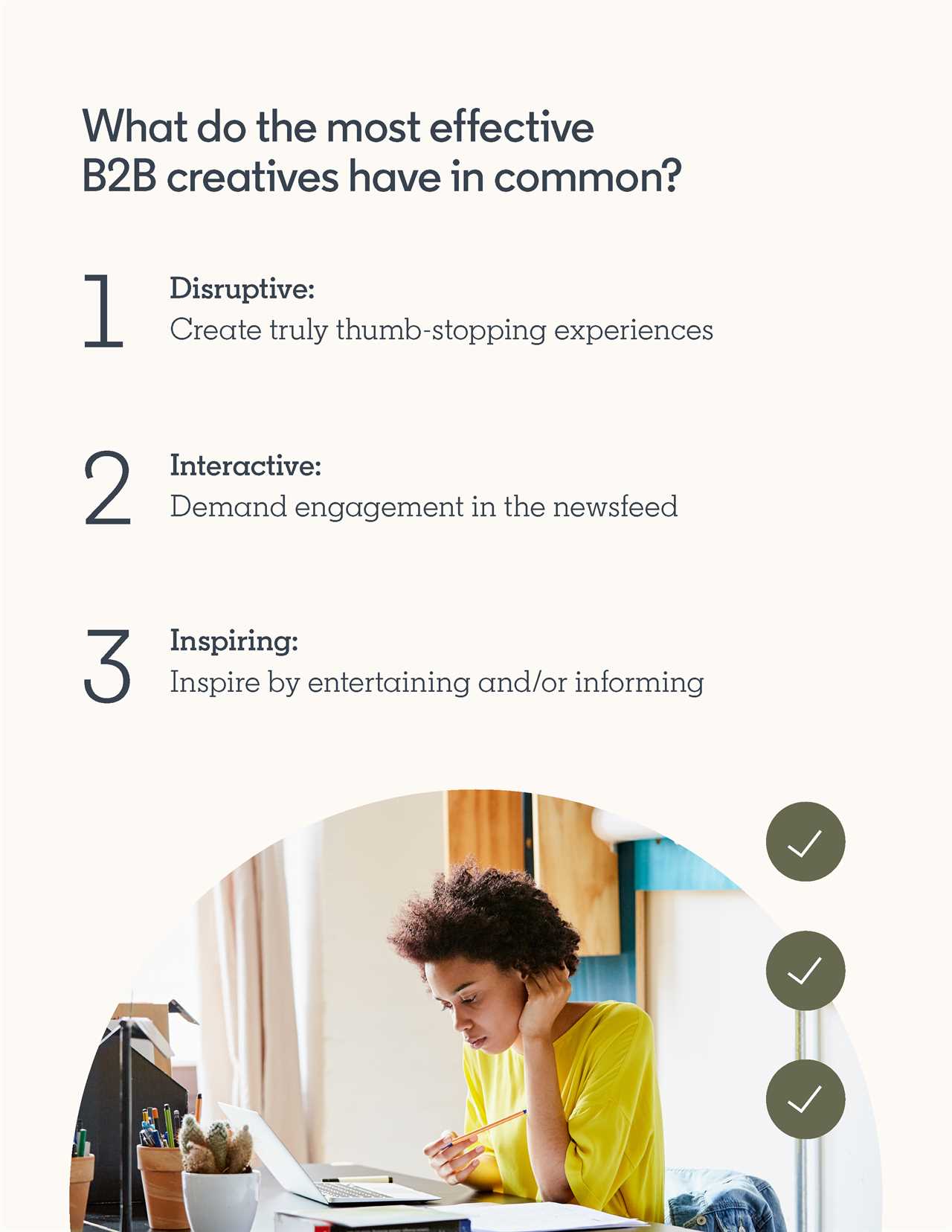 The Thumb Stopper: 3 Traits of Highly Engaging B2B Creative