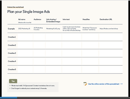 Plug-and-Play: A Template for Better LinkedIn Campaign Planning