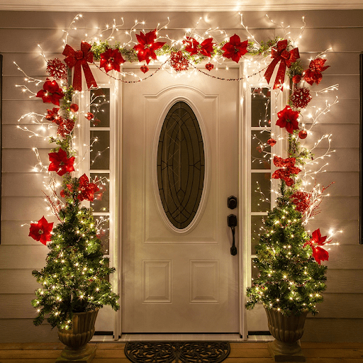 Top 5 Simple Front Door Christmas Decorations Ideas This Year