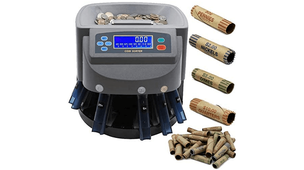 Electronic USD Coin Sorter and Counter with LCD Display