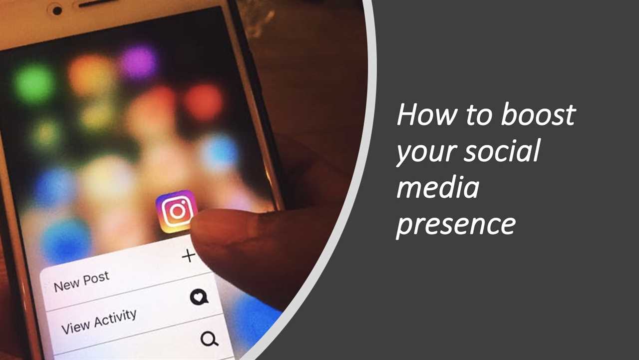 Boosting Your Social Media Presence