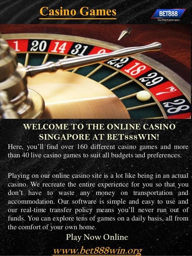 Online Casino Gambling in Singapore