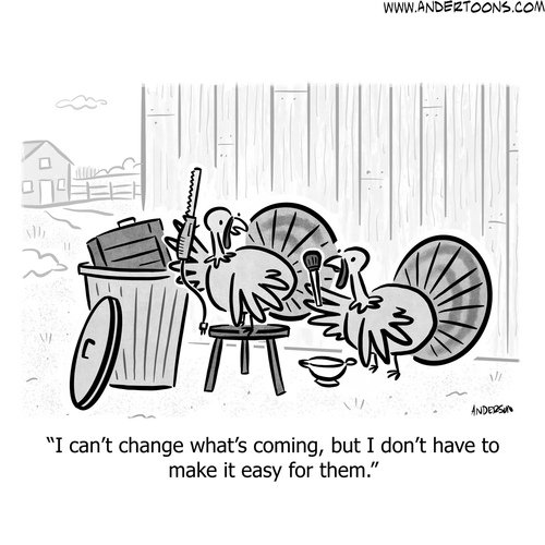 thanksgiving leftovers cartoon