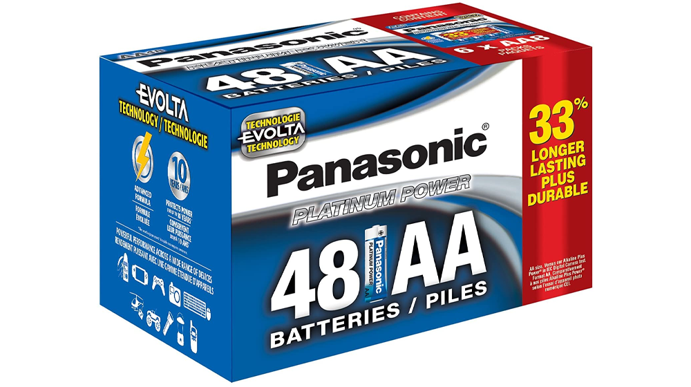 panasonic platinum power aa batteries 48 pack