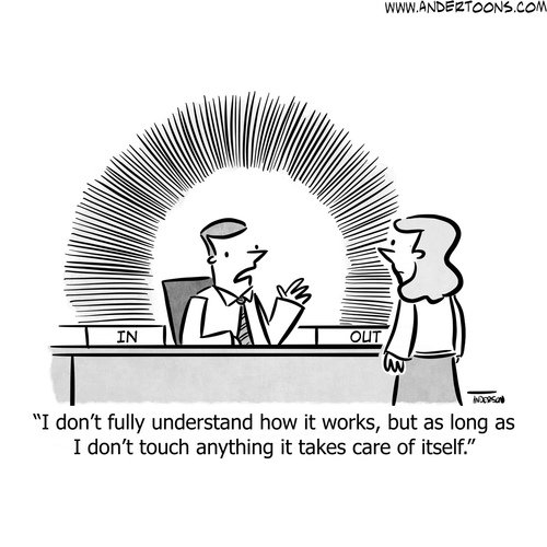 How We Get Work Done Sometimes Can Only Be Described as Magic (CARTOON)