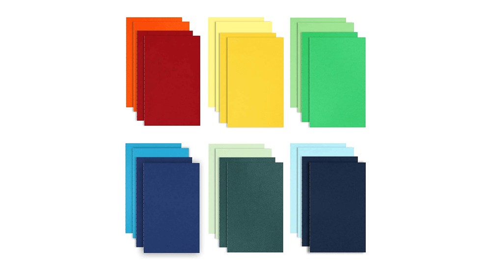 EOOUT 24pcs A5 Colored Journals Notebooks Bulk