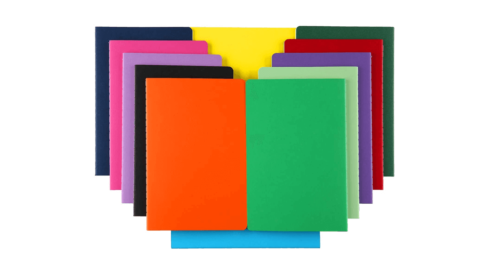 XYark Large Colorful Blank Notebook Journals Bulk with Thick Unlined Paper