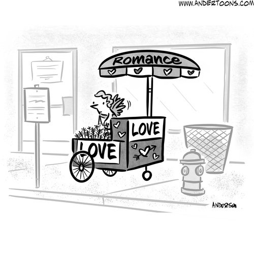 Even Cupid Has a Pop-Up Shop These Days (CARTOON)