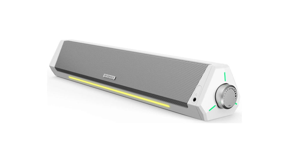 Computer Speakers, Dynamic RGB Computer Sound Bar