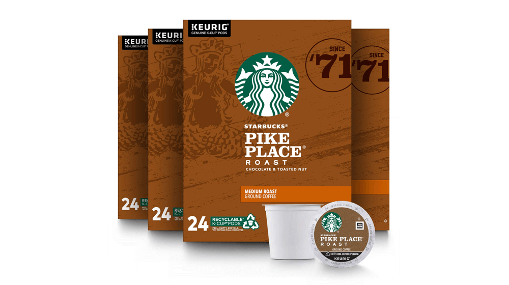 Starbucks Pike Place Roast K Cups