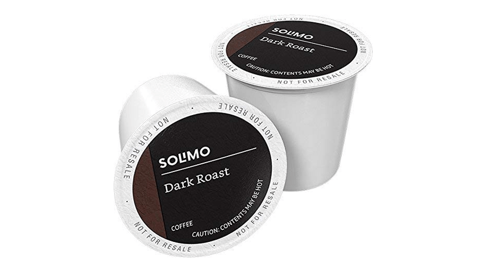 Amazon Brand - 100 Ct. Solimo Dark Roast Coffee Pods
