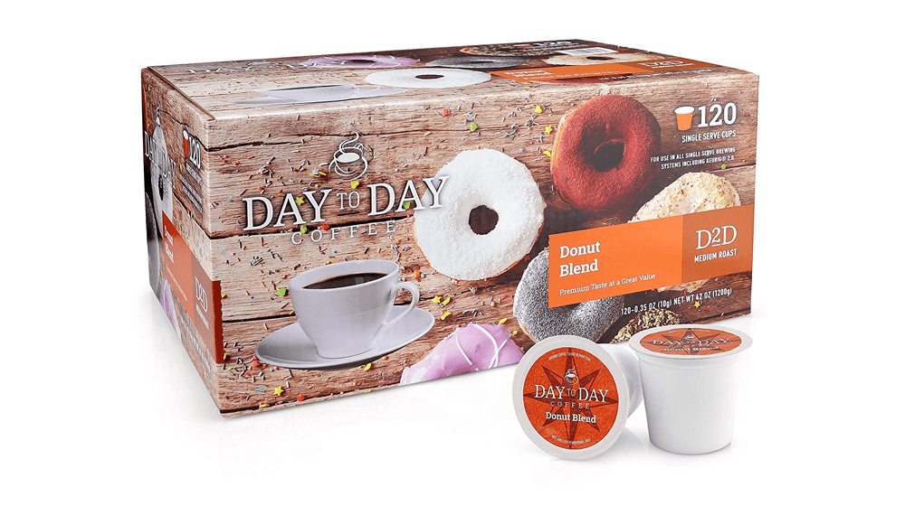 Day To Day Coffee Pods, Compatible with Keurig 2.0 Brewers