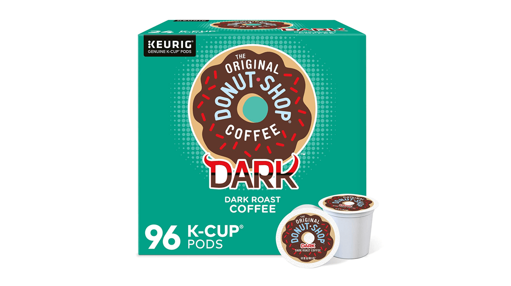 The Original Donut Shop Dark Coffee, Keurig Single-Serve K-Cup Pods