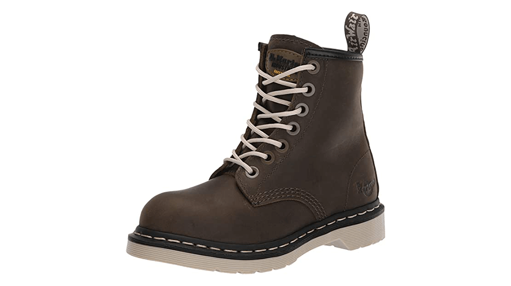 Dr. Martens, Women's Maple Zip Steel Toe Light Industry Boots