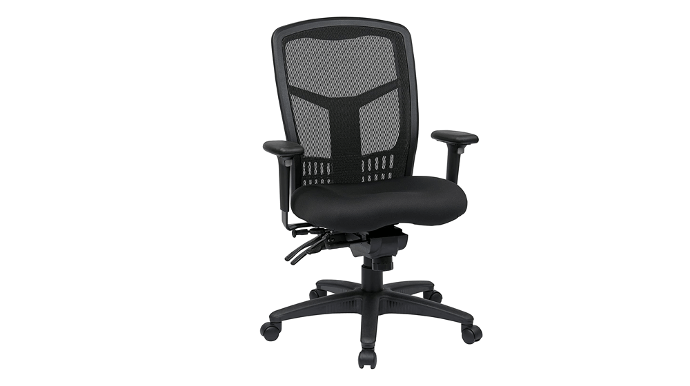 Office Star ProGrid High Back Managers Chair with Adjustable Arms