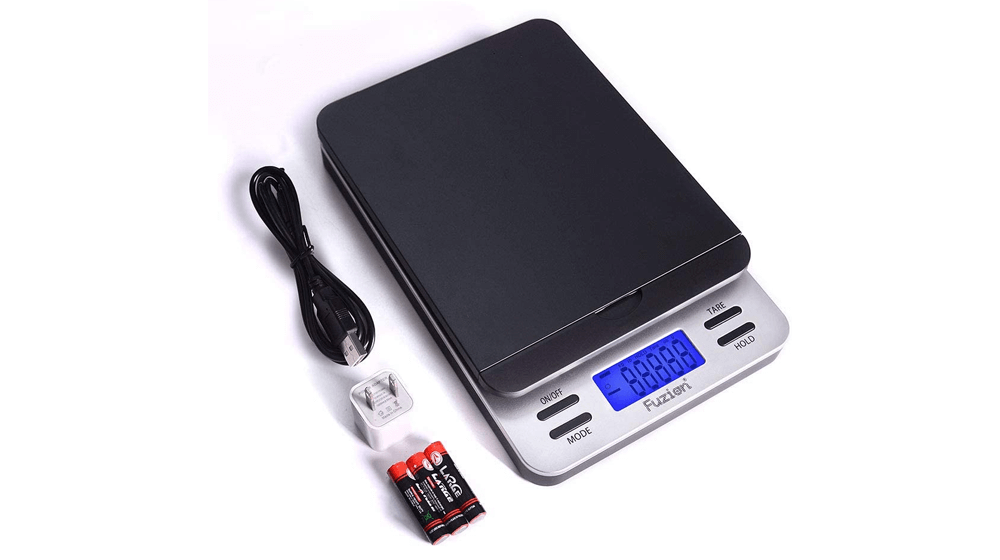 Fuzion Shipping Scale, Accurate Digital Postal Scale 86 lb/0.1 oz with Hold and Tare Function