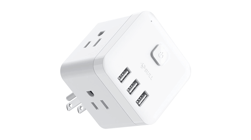 BULL Outlet Extender with USB Wall Plug