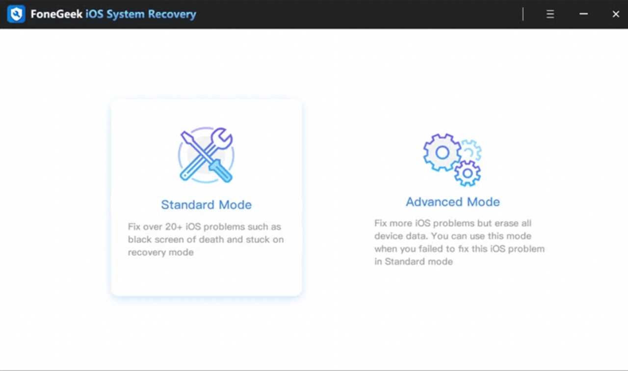 FoneGeek iOS System Recovery Review: Fix iOS issues Without Data Loss