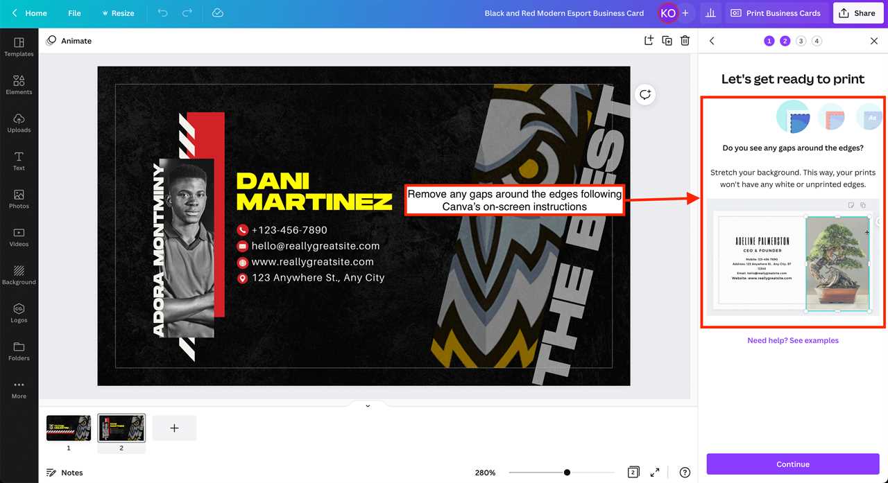 How to Make Business Cards on Canva