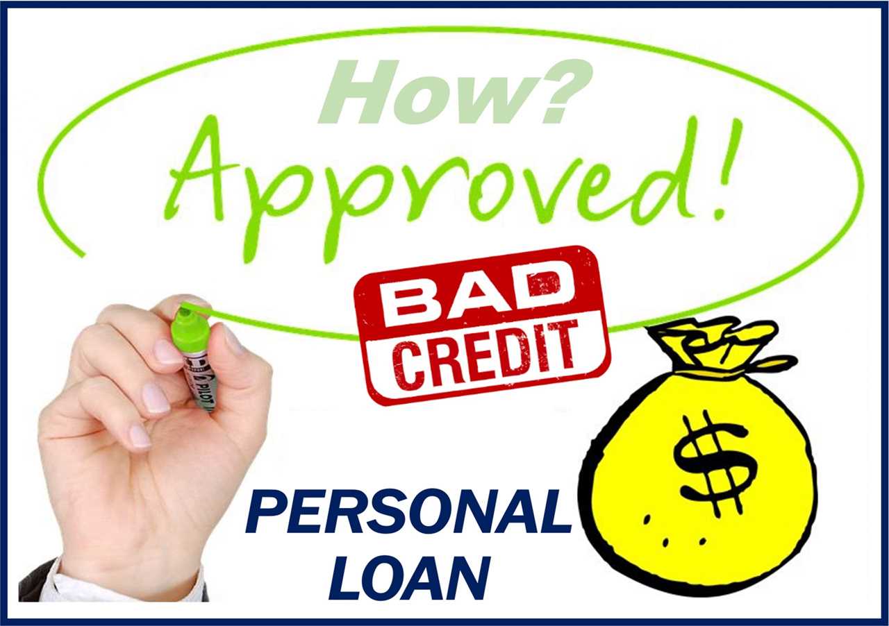 Get a personal loan with bad credit - image