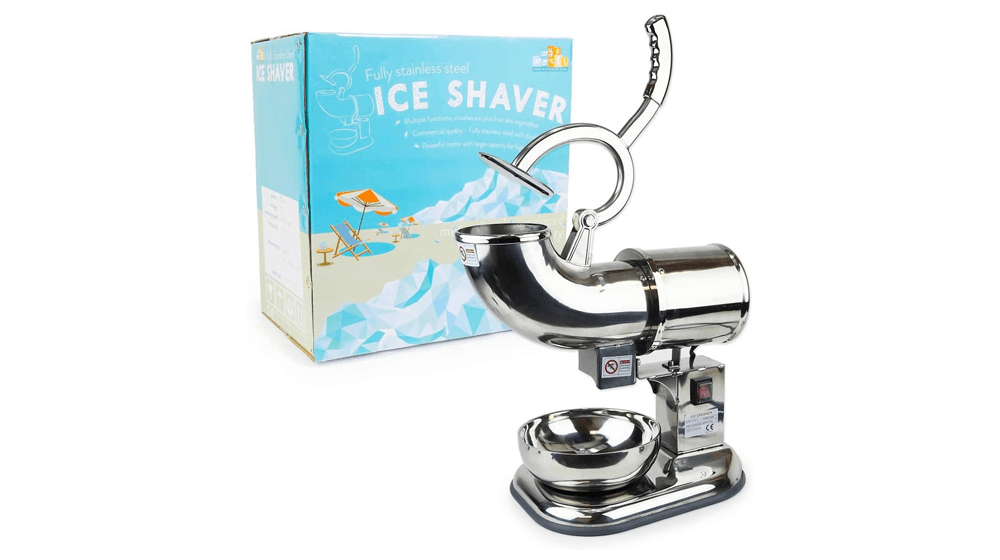 WYZworks Stainless Steel Commercial Ice Shaver