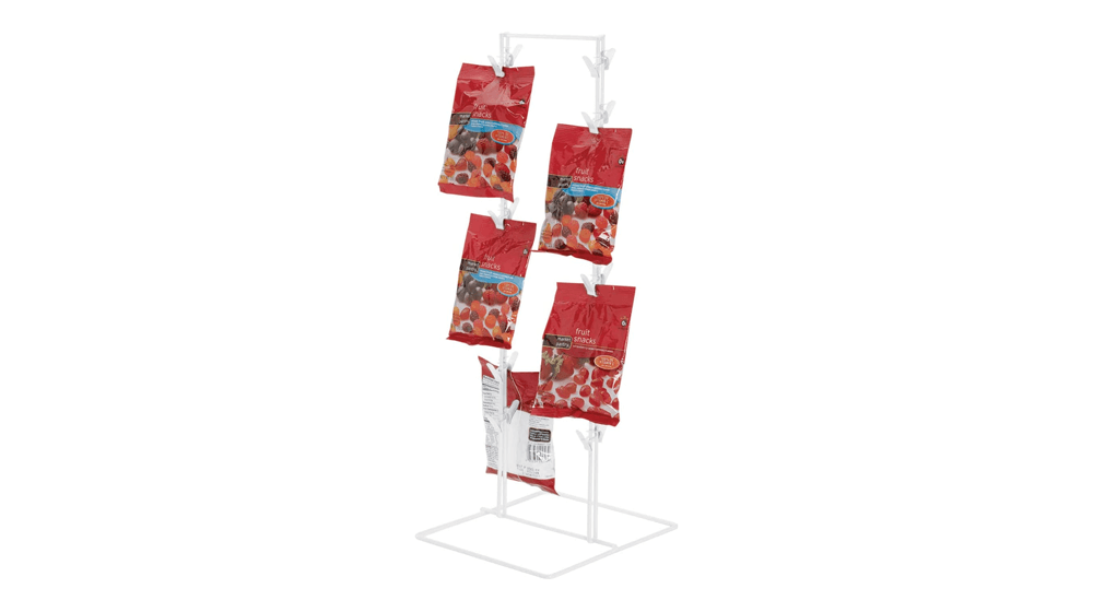 SSWBasics Spring Clip White Countertop Rack