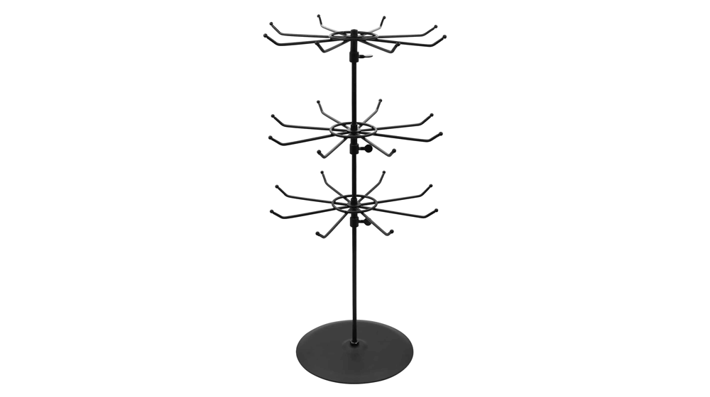 APL Display - Display Rack, 3 Tier Display Stand for Product Rotating Spinner Rack for Mall