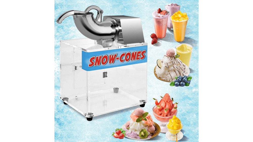 ReunionG Snow Cone Machine, Commercial Ice Shaver Machine