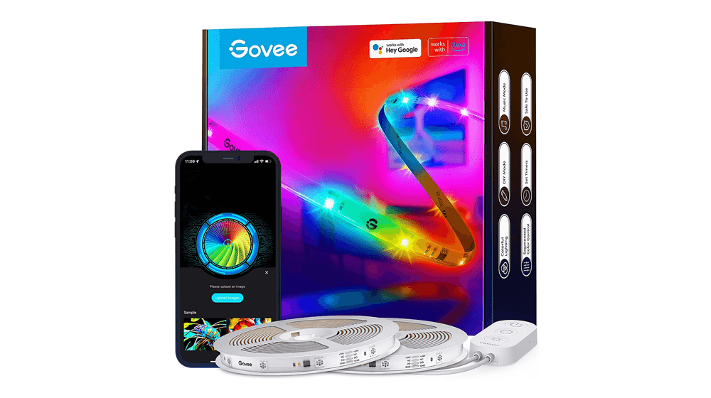 Govee 65.6ft RGBIC LED Strip Lights for Bedroom