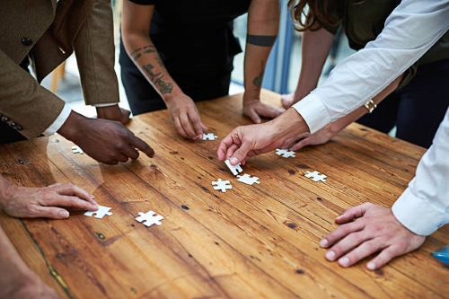 Community puzzle for the break room