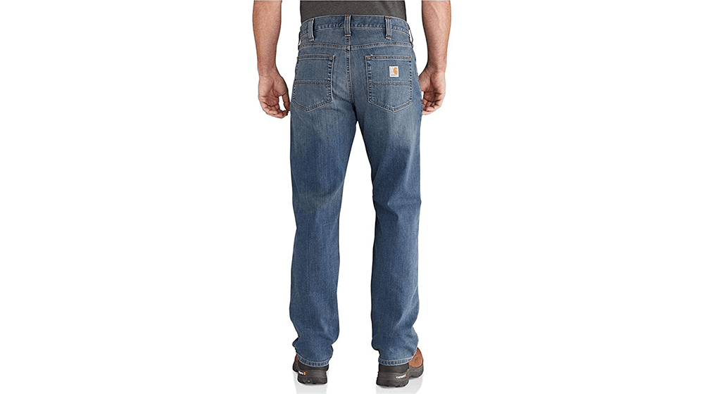 Carhartt Men's Relaxed Fit Straight Leg Flannel Lined Jean