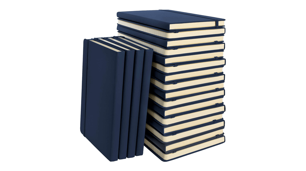 Simply Genius (20 Pack) A5 Hardcover Leatherette Journals to Write in for Women