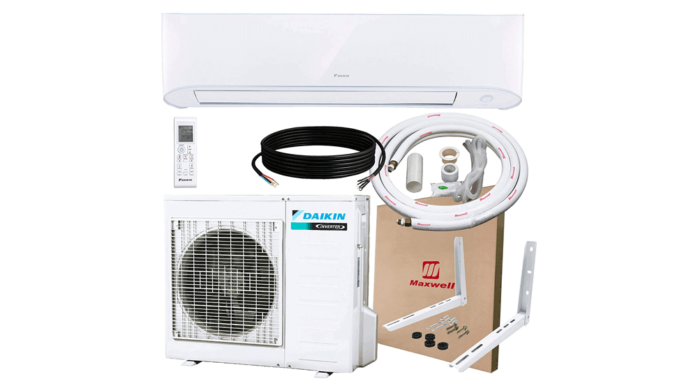 MAXWELL DAIKIN 12,000 BTU 17 SEER Wall-Mounted Inverter Ductless Mini-Split A, C Heat Pump System
