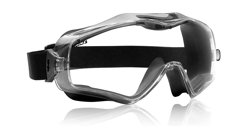 NoCry 6X3 Safety Goggles that Fit Over Glasses