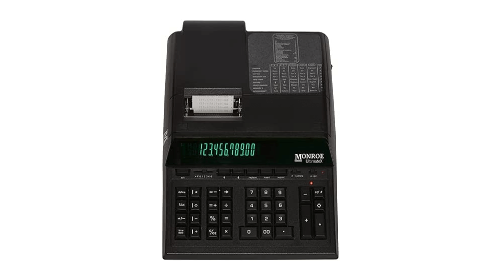 Monroe UltimateX Executive Printing Calculator 