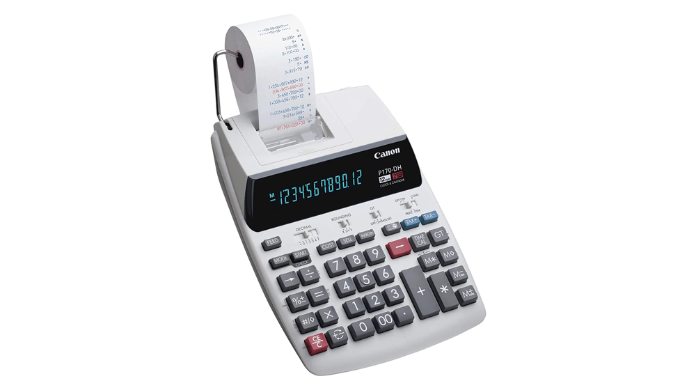 Canon P170DH3 Two-Color Roller Printing Calculator