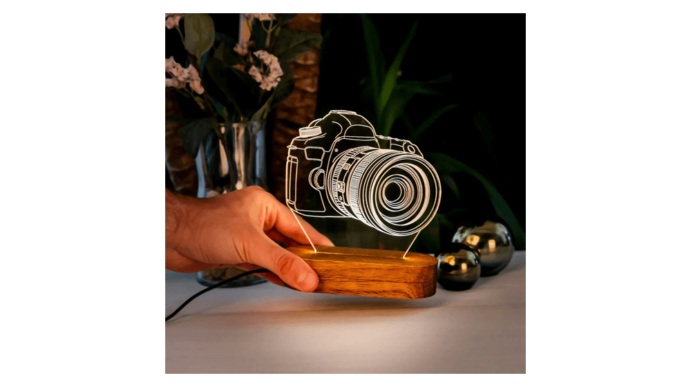 Camera Acrylic Led Lamp