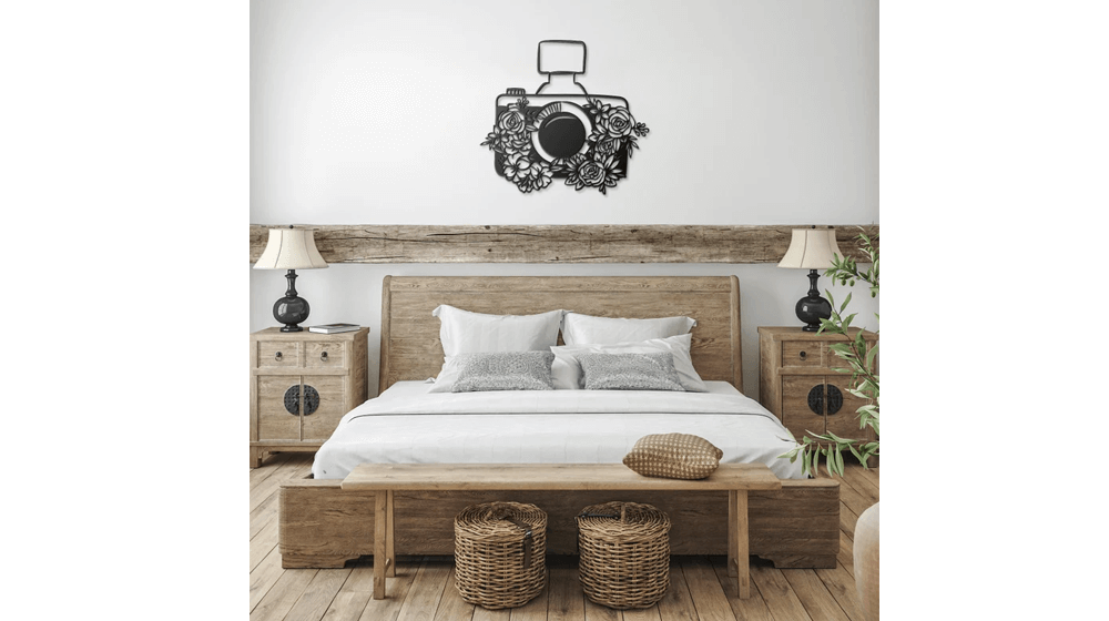 Metal Camera Wall Art