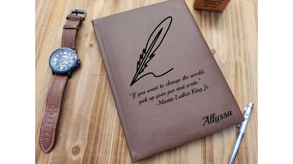 Personalized Leather Journal, Personalized Notebook