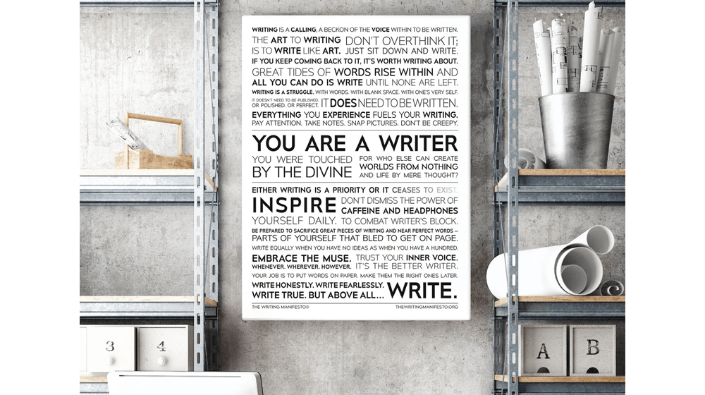 The Writing Manifesto Print