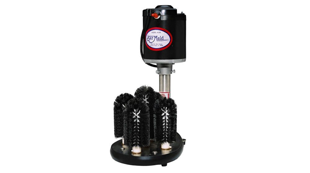 Bar Maid A-200 Upright 5-Brush Electric Glass Washer, Multicolor