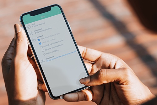 Time tracking app