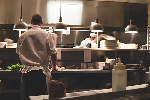 hourly employee working at a restaurant