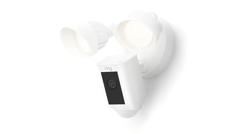 Ring Floodlight Cam Wired Plus with motion-activated 1080p HD video