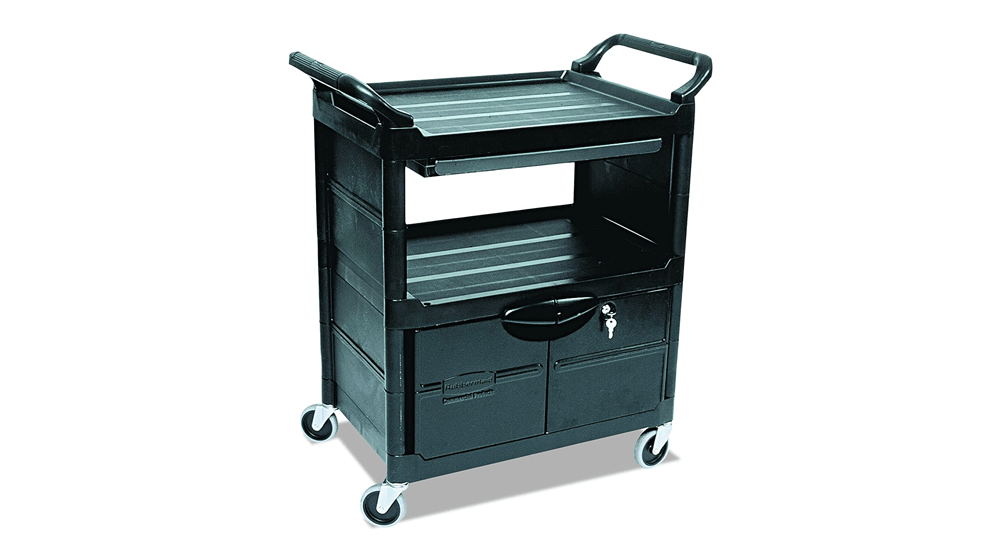 Rubbermaid Commercial Plastic Service and Utility Cart