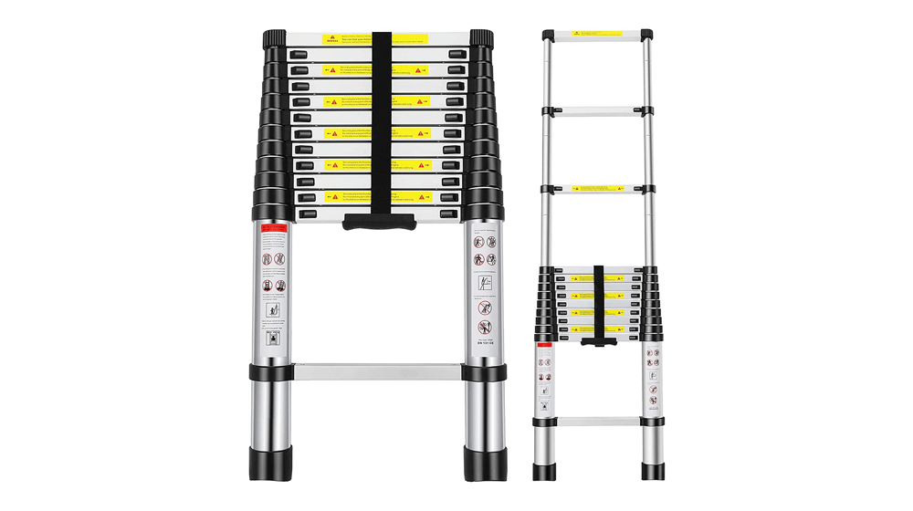 12.5FT Telescoping Ladder, Telescopic Extension Ladder