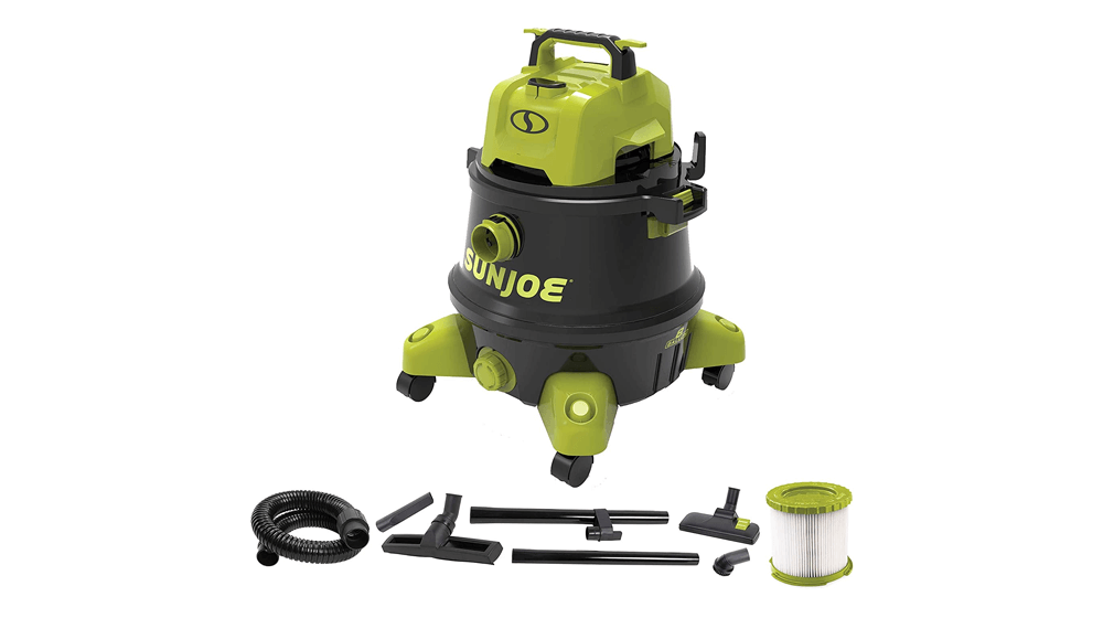 Sun Joe SWD8000 8-Gallon 1200-Watt 6.5 Peak HP Wet, Dry Shop Vacuum