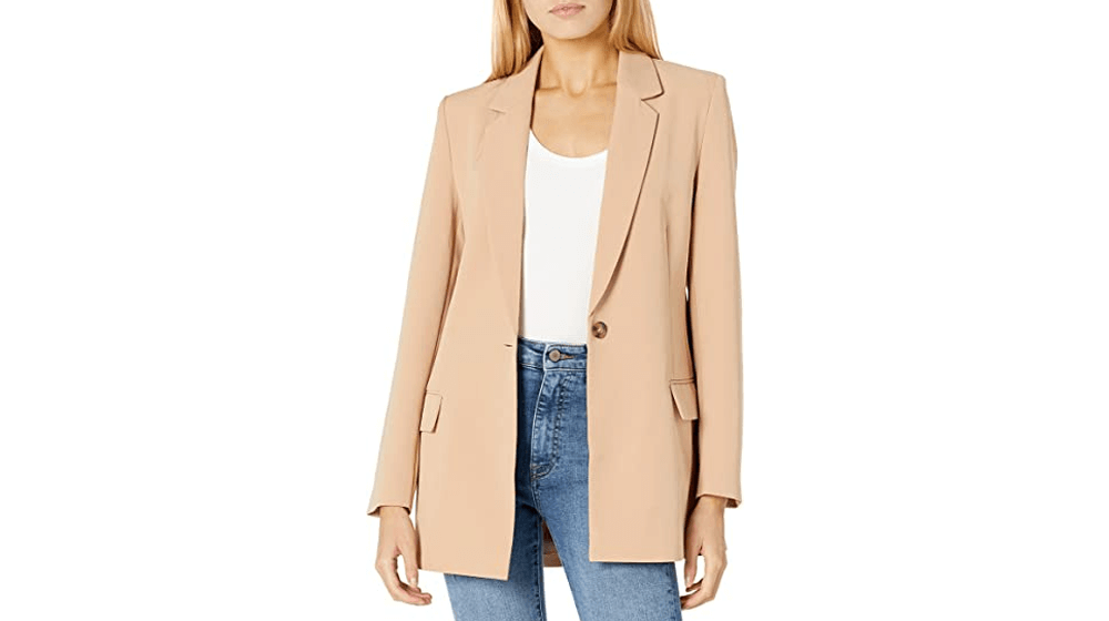 The Drop Women's Long Blazer