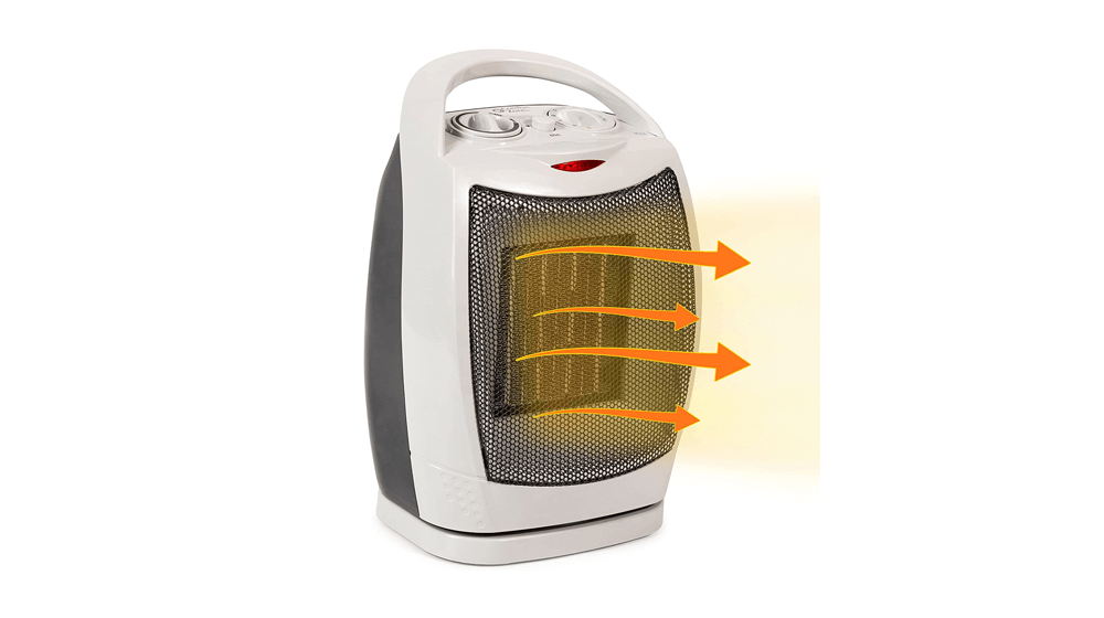 Comfort Zone Oscillating Ceramic Heater