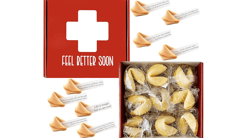Funny and Inspirational Get Well Fortune Cookies